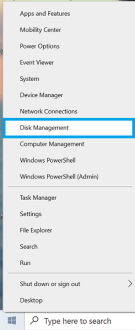 Disk management to resize Linux partition