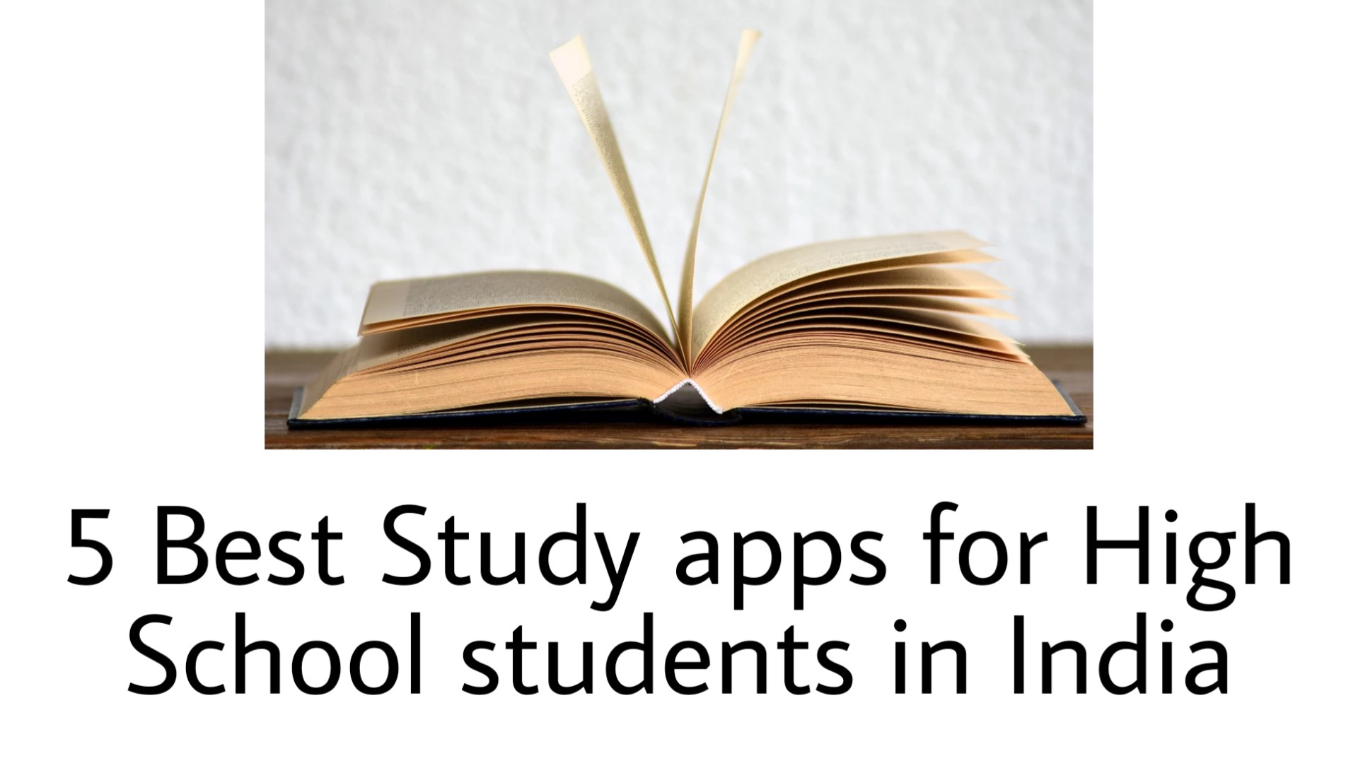 Best apps for high school students