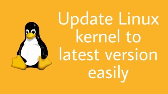 Update Linux kernel to the latest version on your Linux system