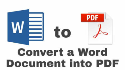 How to convert a Microsoft Word document into PDF? - LotofTech